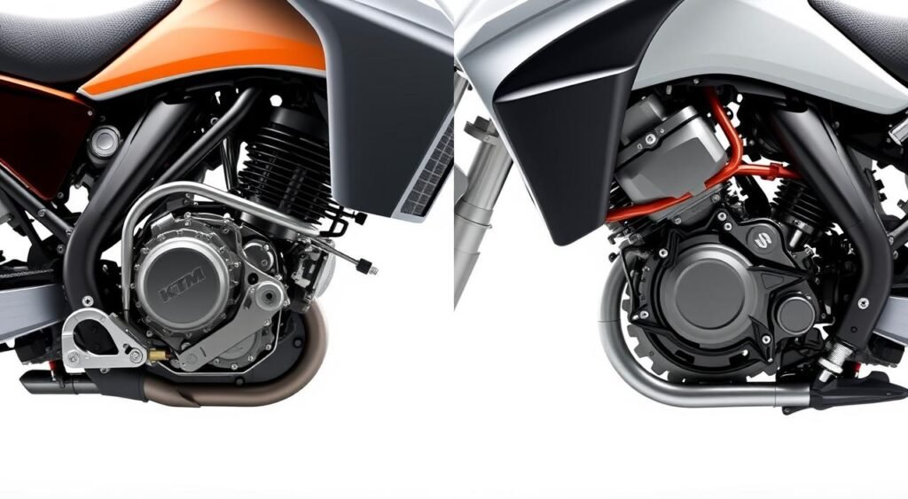 KTM 250 Adventure and Suzuki V-Strom SX engines KTM 250 Adventure and Suzuki V-Strom SX engines