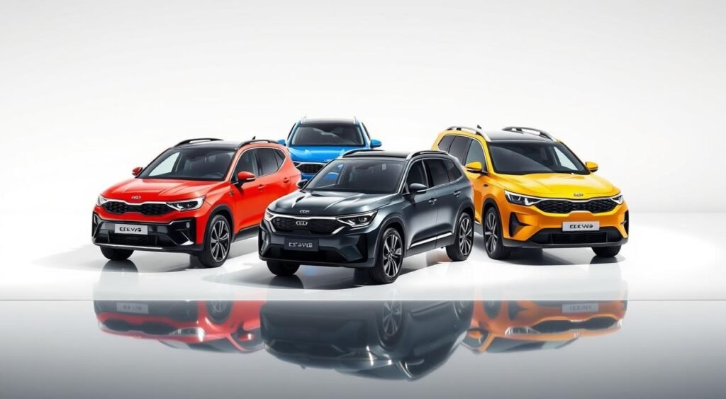 Kia EV6 facelift colors