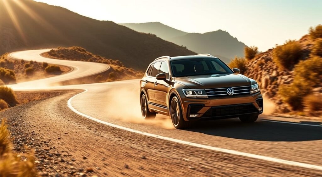 Tiguan R-Line performance on varied terrains Tiguan R-Line performance on varied terrains