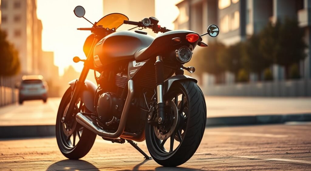 Norton V4SV motorcycle showing unique design