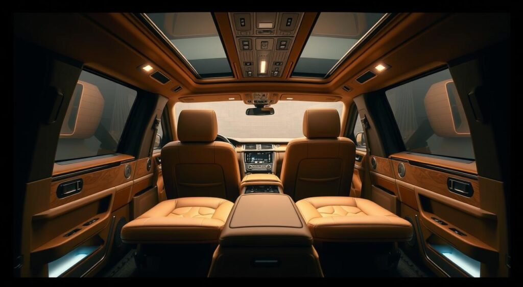 Range Rover SV Masāra interior