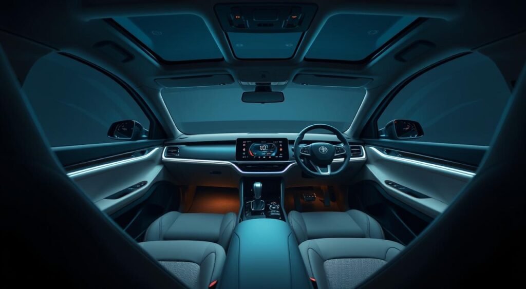 Tata Harrier EV interior