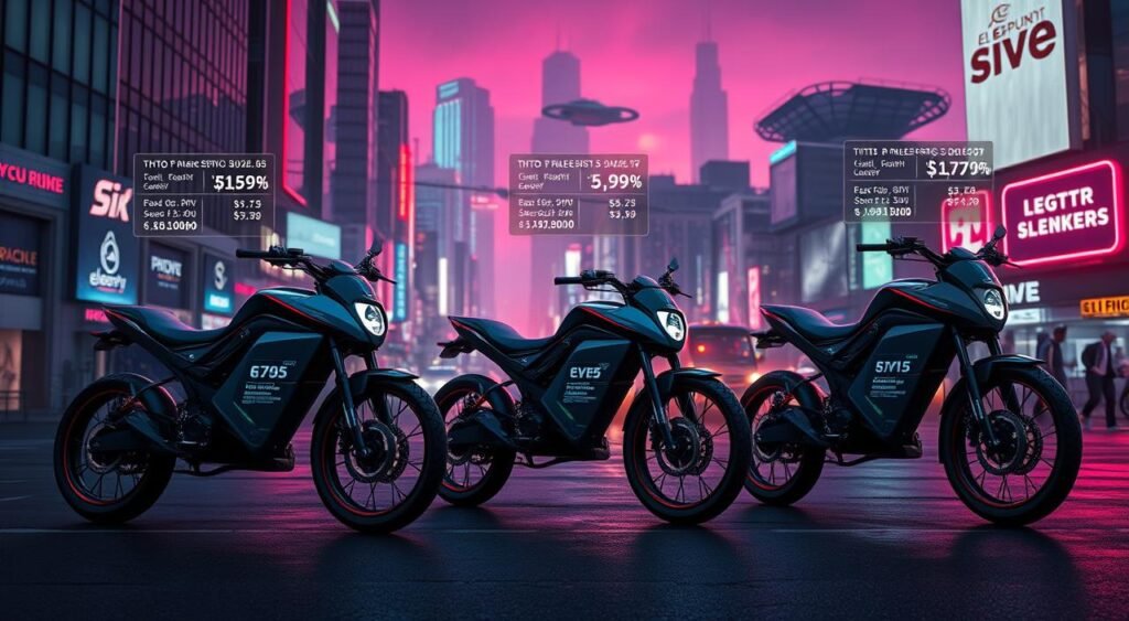 Cyberpunk Electric Bike pricing comparison