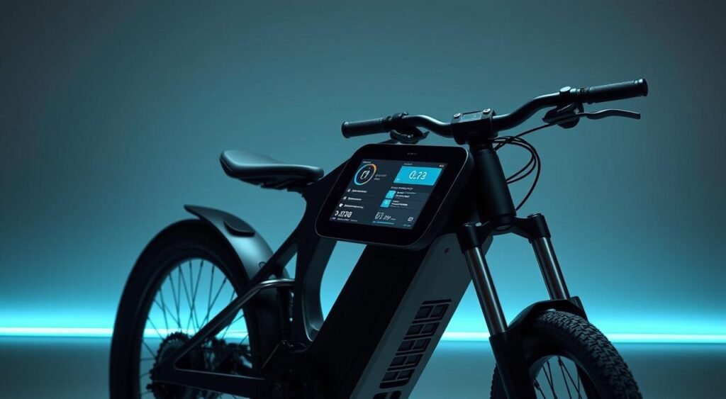 Innovative E-bike prototype touchscreen display