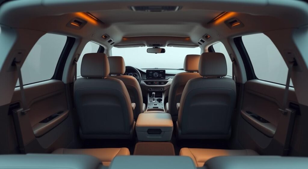 Kia Carens Clavis EV 7 seats interior