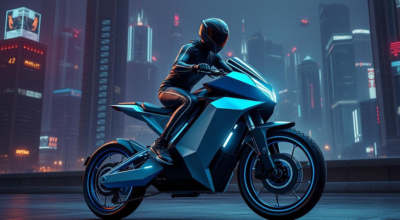 This Cyberpunk-Style E-Bike Concept Looks Straight From the Future