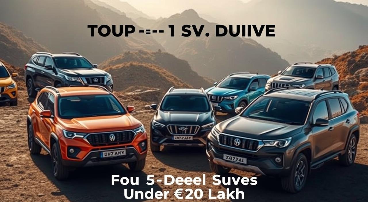Top 5 Four-Wheel Drive SUVs Under ₹20 Lakh in India