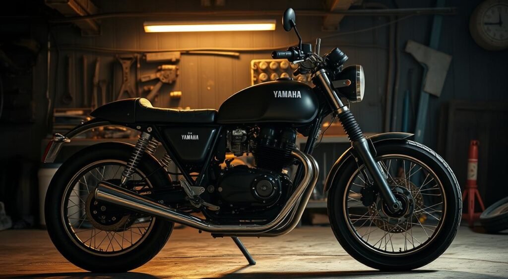 Vintage Yamaha RD350 performance motorcycle Vintage Yamaha RD350 performance motorcycle