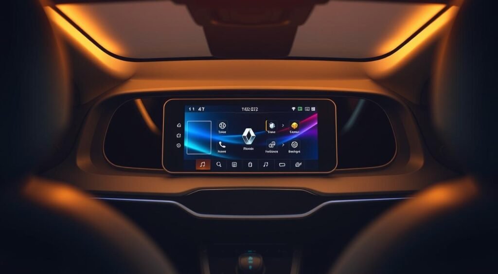 New Renault Triber Look infotainment display