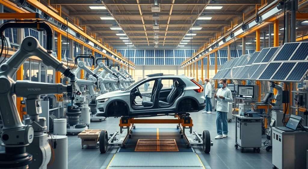 Volvo EX30 sustainable manufacturing process Volvo EX30 sustainable manufacturing process