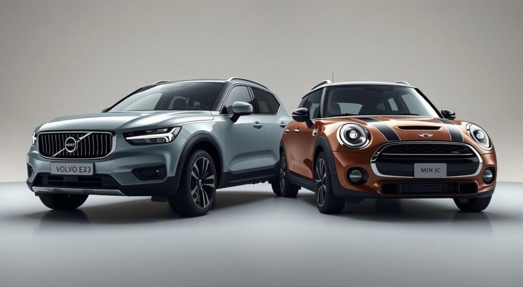 Volvo Mini Cooper comparison exterior design Volvo Mini Cooper comparison exterior design