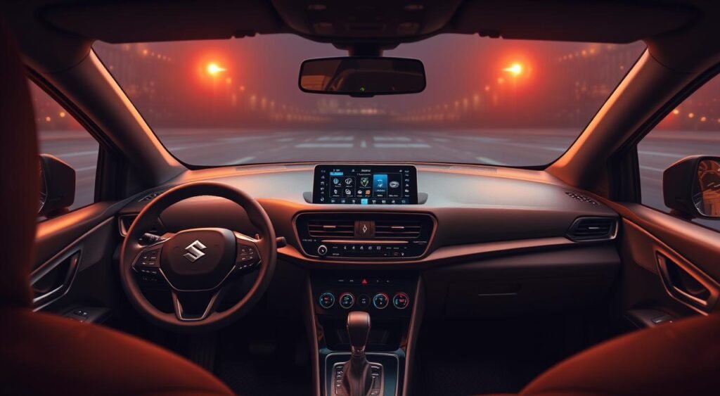 Maruti Victoris ADAS technology dashboard