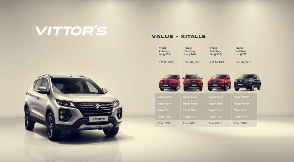Maruti Victoris pricing and variants overview
