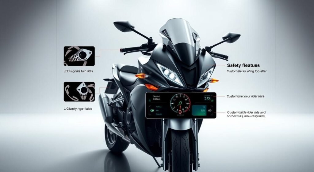 New Motorcycle Model safety features New Motorcycle Model safety features