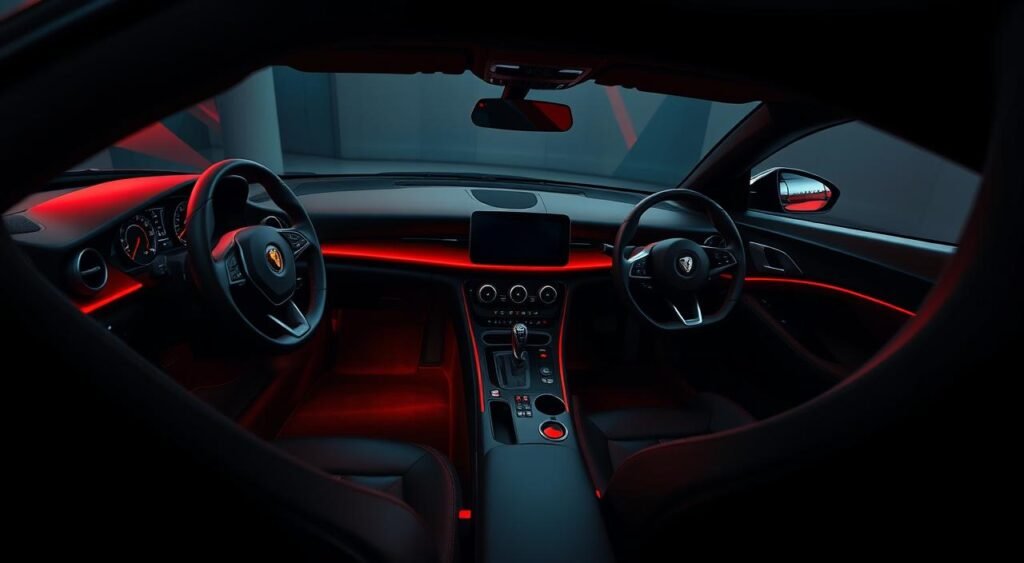 Red Dark Edition interior design