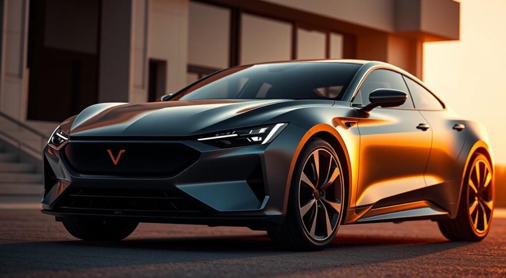 VinFast VF7 exterior design features