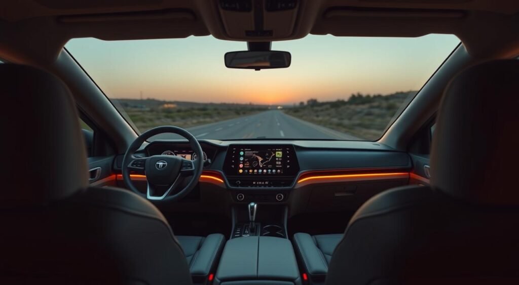 2025 Tata Sierra Features interior cabin 2025 Tata Sierra Features interior cabin