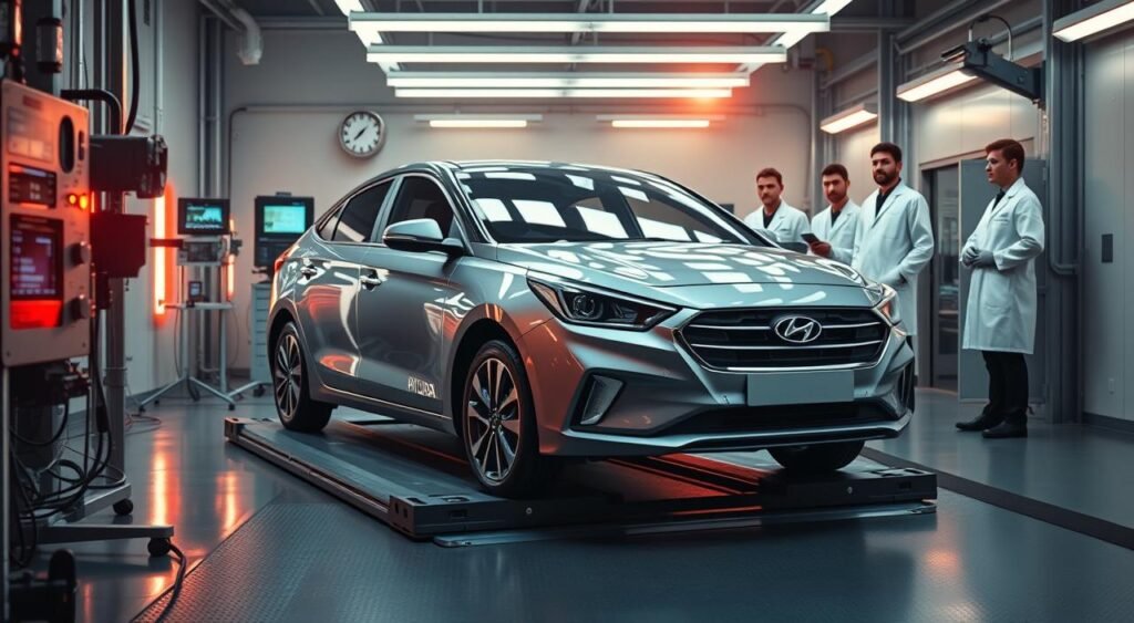 Hyundai Venue MPG Test equipment