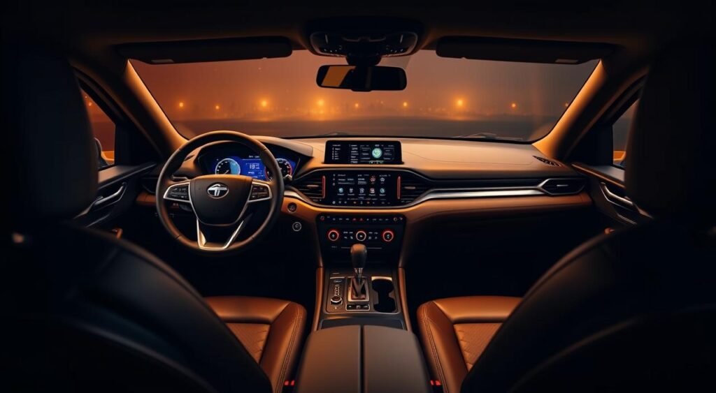 Tata Sierra Reveal interior dashboard Tata Sierra Reveal interior dashboard